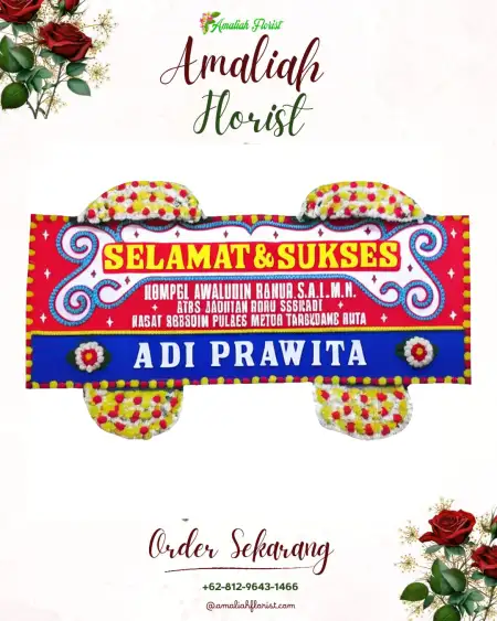 Papan Bunga Ucapan Selamat Pundenrejo